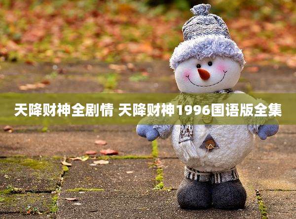 天降财神全剧情 天降财神1996国语版全集