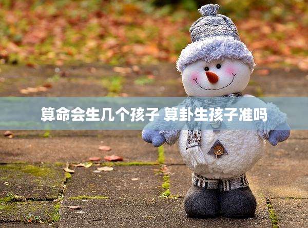 算命会生几个孩子 算卦生孩子准吗