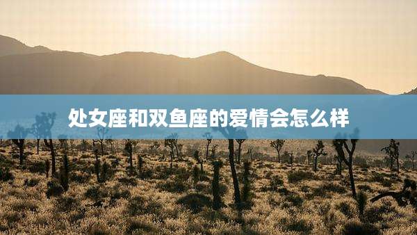 处女座和双鱼座的爱情会怎么样