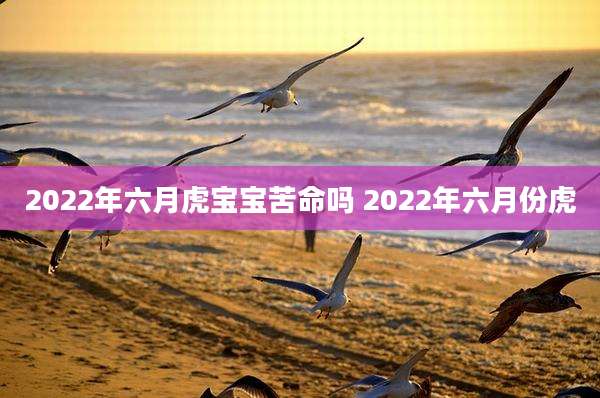 2022年六月虎宝宝苦命吗 2022年六月份虎