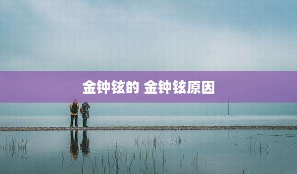 金钟铉的 金钟铉原因