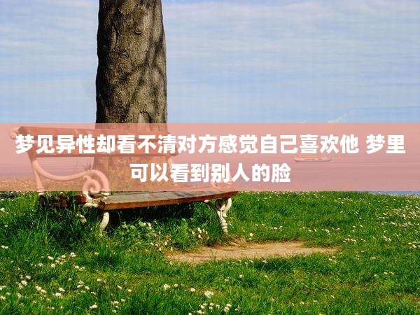 梦见异性却看不清对方感觉自己喜欢他 梦里可以看到别人的脸