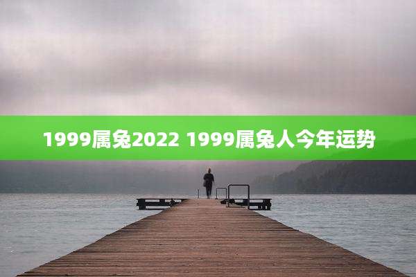 1999属兔2022 1999属兔人今年运势