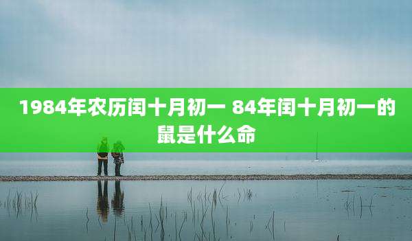 1984年农历闰十月初一 84年闰十月初一的鼠是什么命