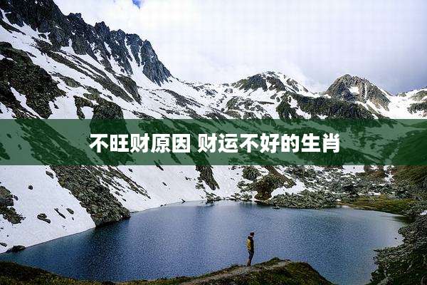 不旺财原因 财运不好的生肖