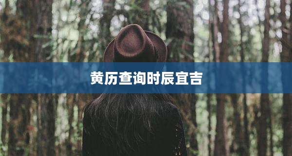 黄历查询时辰宜吉
