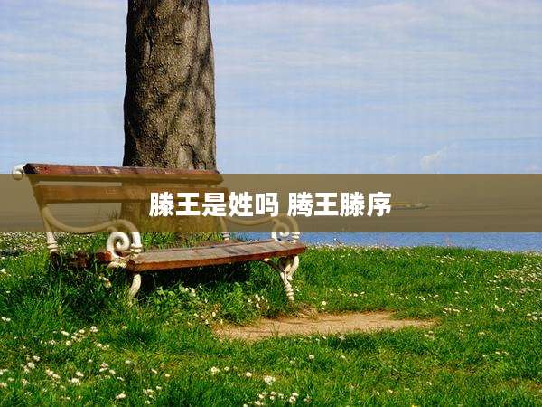 滕王是姓吗 腾王滕序
