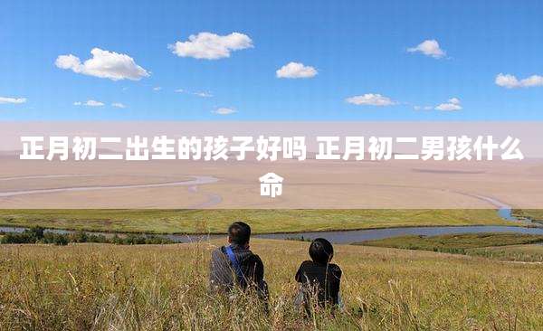 正月初二出生的孩子好吗 正月初二男孩什么命