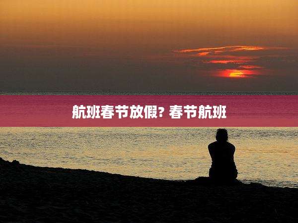 航班春节放假? 春节航班