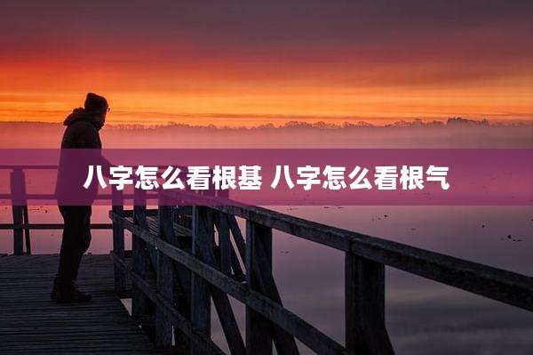 八字怎么看根基 八字怎么看根气