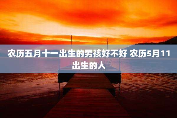 农历五月十一出生的男孩好不好 农历5月11出生的人
