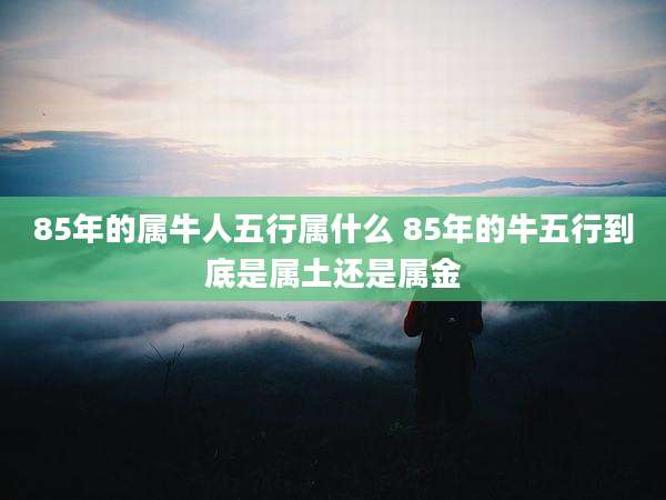 85年的属牛人五行属什么 85年的牛五行到底是属土还是属金