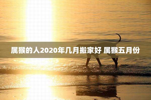 属猴的人2020年几月搬家好 属猴五月份