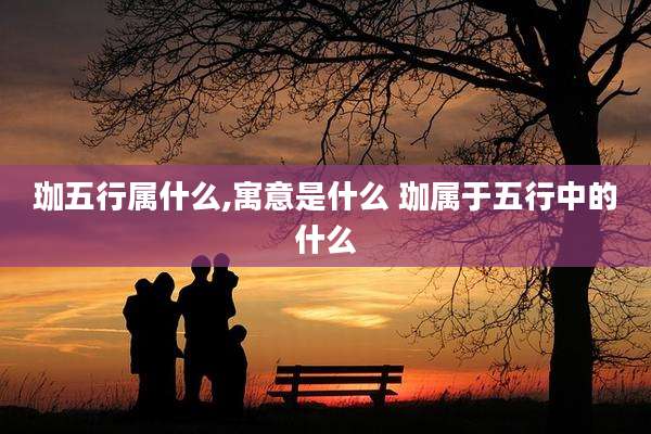 珈五行属什么,寓意是什么 珈属于五行中的什么