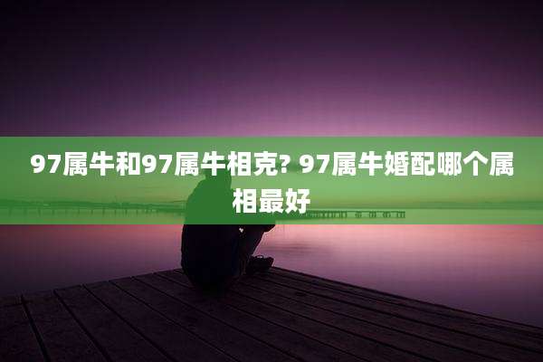 97属牛和97属牛相克? 97属牛婚配哪个属相最好