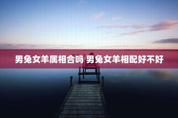 男兔女羊属相合吗 男兔女羊相配好不好