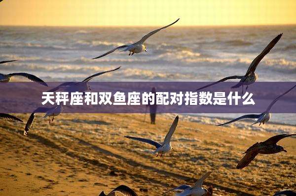 天秤座和双鱼座的配对指数是什么