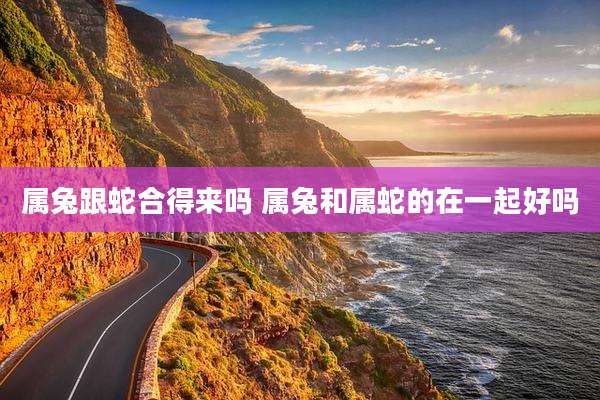 属兔跟蛇合得来吗 属兔和属蛇的在一起好吗