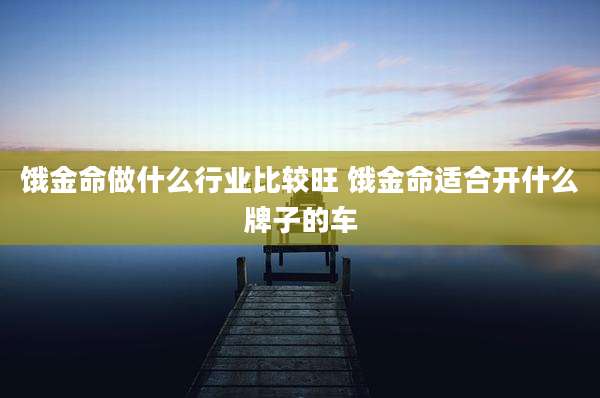 饿金命做什么行业比较旺 饿金命适合开什么牌子的车