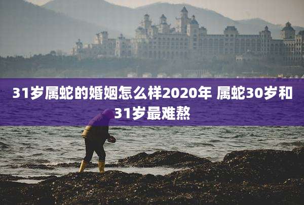 31岁属蛇的婚姻怎么样2020年 属蛇30岁和31岁最难熬