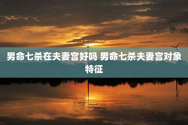男命七杀在夫妻宫好吗 男命七杀夫妻宫对象特征