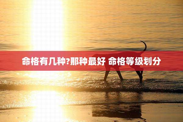 命格有几种?那种最好 命格等级划分