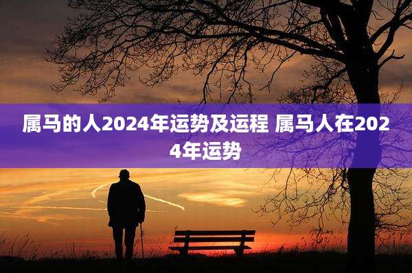 属马的人2024年运势及运程 属马人在2024年运势