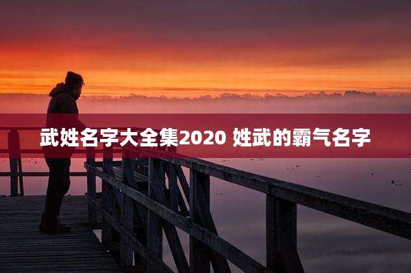 武姓名字大全集2020 姓武的霸气名字