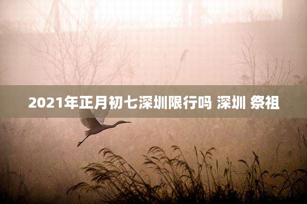 2021年正月初七深圳限行吗 深圳 祭祖
