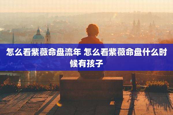 怎么看紫薇命盘流年 怎么看紫薇命盘什么时候有孩子