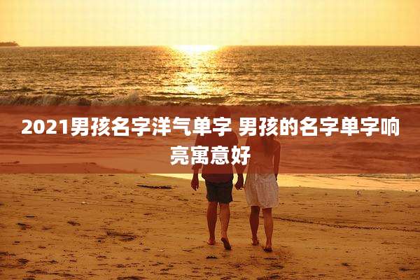 2021男孩名字洋气单字 男孩的名字单字响亮寓意好