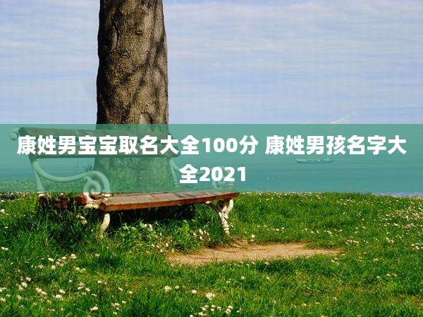 康姓男宝宝取名大全100分 康姓男孩名字大全2021