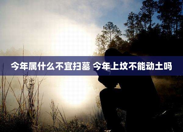 今年属什么不宜扫墓 今年上坟不能动土吗