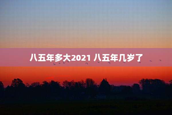 八五年多大2021 八五年几岁了