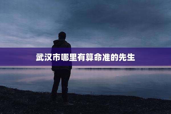 武汉市哪里有算命准的先生