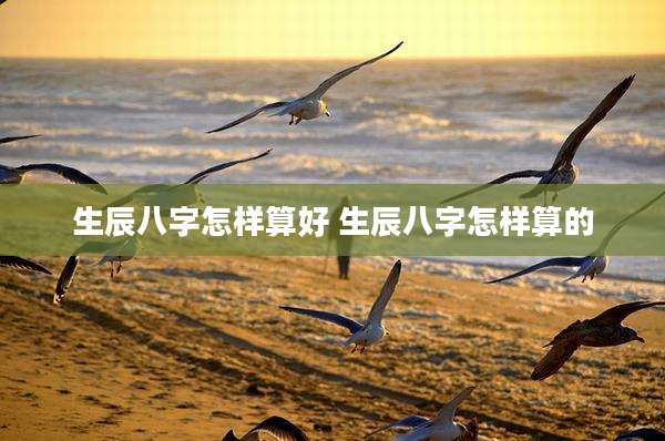 生辰八字怎样算好 生辰八字怎样算的