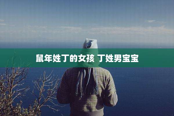 鼠年姓丁的女孩 丁姓男宝宝