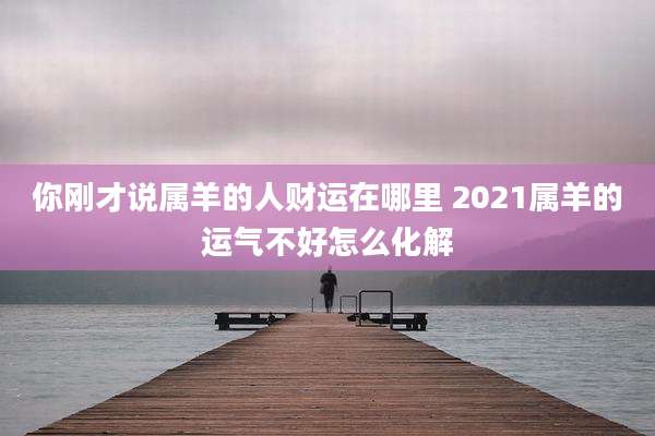 你刚才说属羊的人财运在哪里 2021属羊的运气不好怎么化解