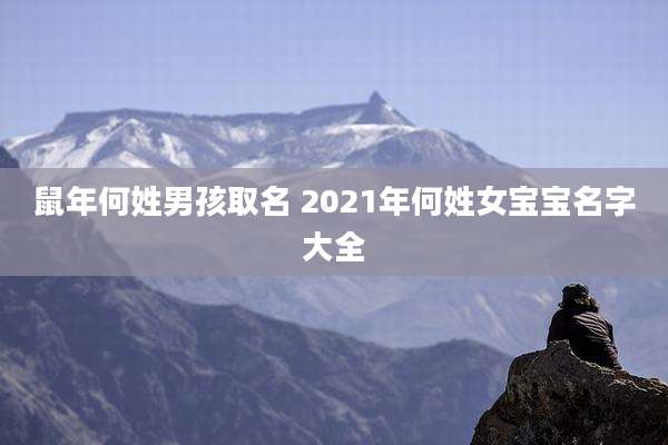 鼠年何姓男孩取名 2021年何姓女宝宝名字大全