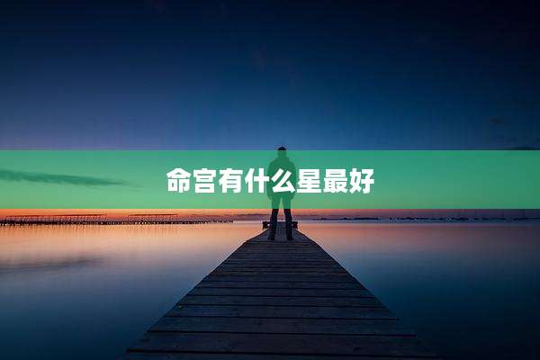 命宫有什么星最好