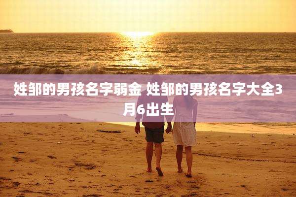姓邹的男孩名字弱金 姓邹的男孩名字大全3月6出生