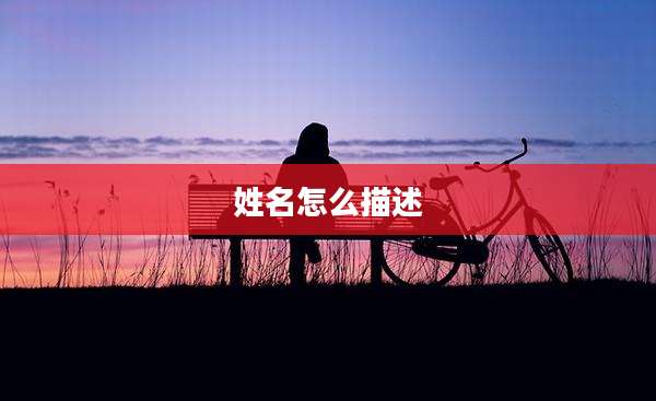姓名怎么描述