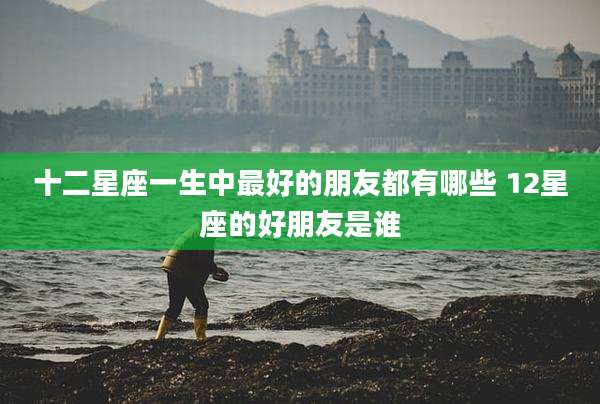 十二星座一生中最好的朋友都有哪些 12星座的好朋友是谁