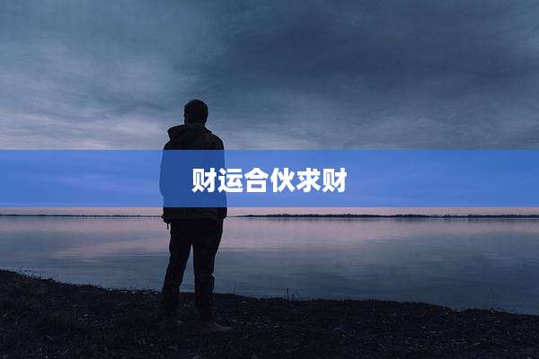 财运合伙求财