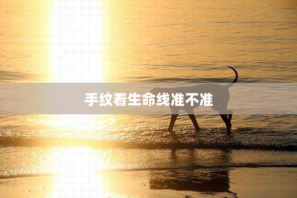 手纹看生命线准不准