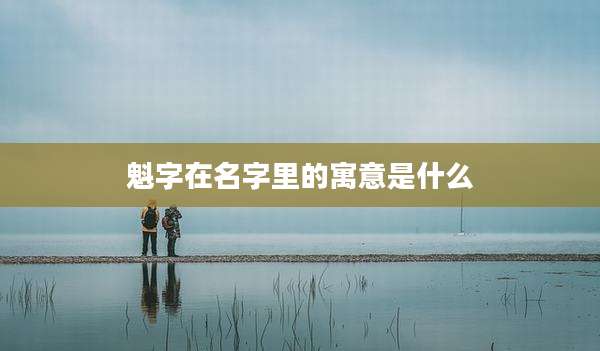 魁字在名字里的寓意是什么