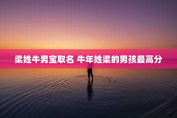 梁姓牛男宝取名 牛年姓梁的男孩最高分