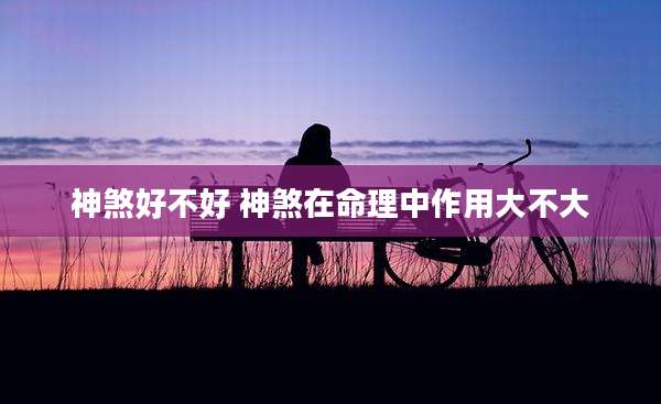 神煞好不好 神煞在命理中作用大不大