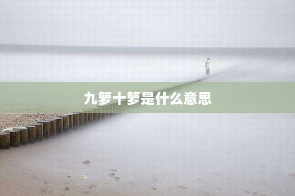 九箩十箩是什么意思