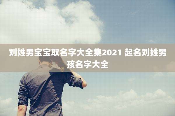 刘姓男宝宝取名字大全集2021 起名刘姓男孩名字大全